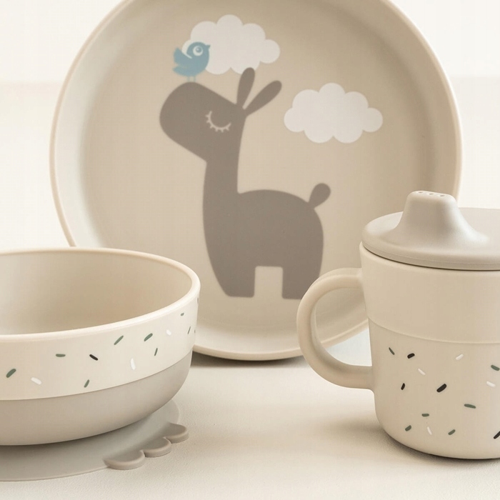 Done By Deer Foodie Lama komplektas su prisipylimais