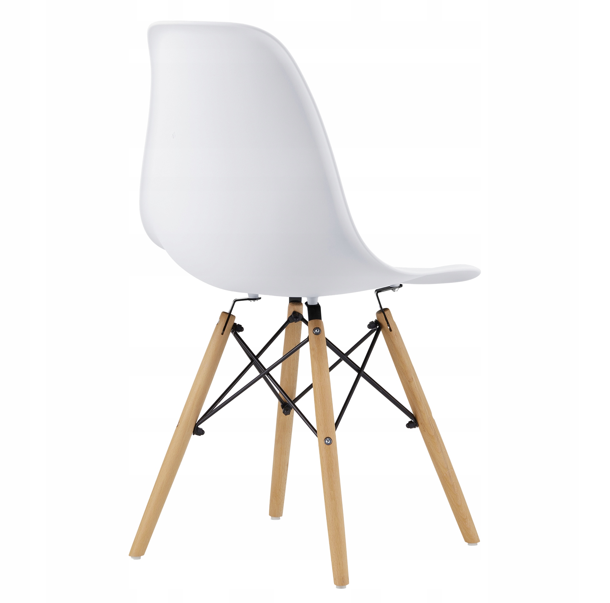 Skandinaviško stiliaus kėdė su balto buko kojomis, skirta PREMIUM Kitchen Living Room