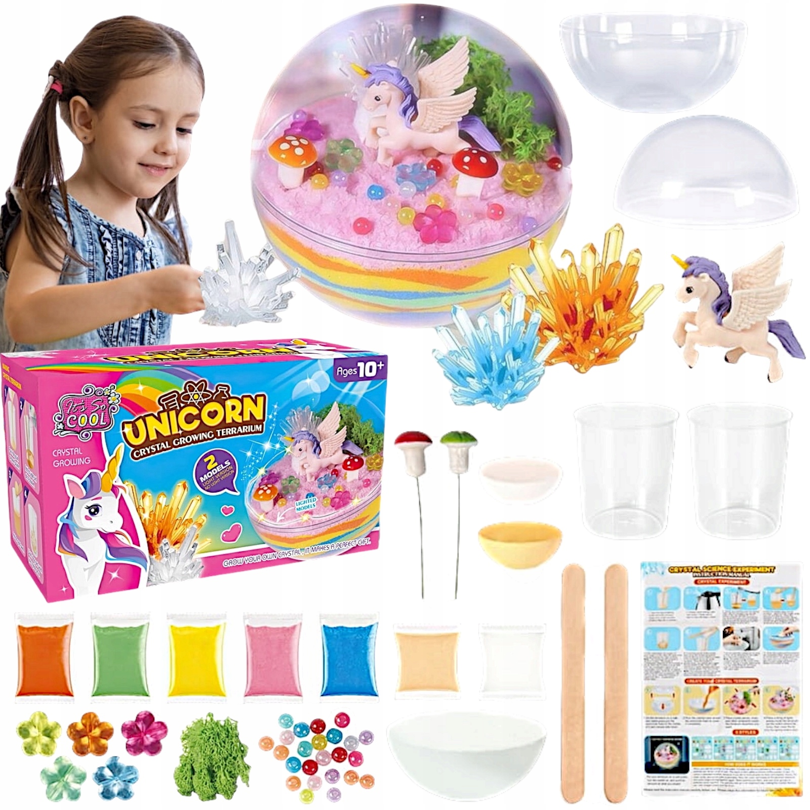Para Toys vienarogio kristalų terrariumas DIY vaikams