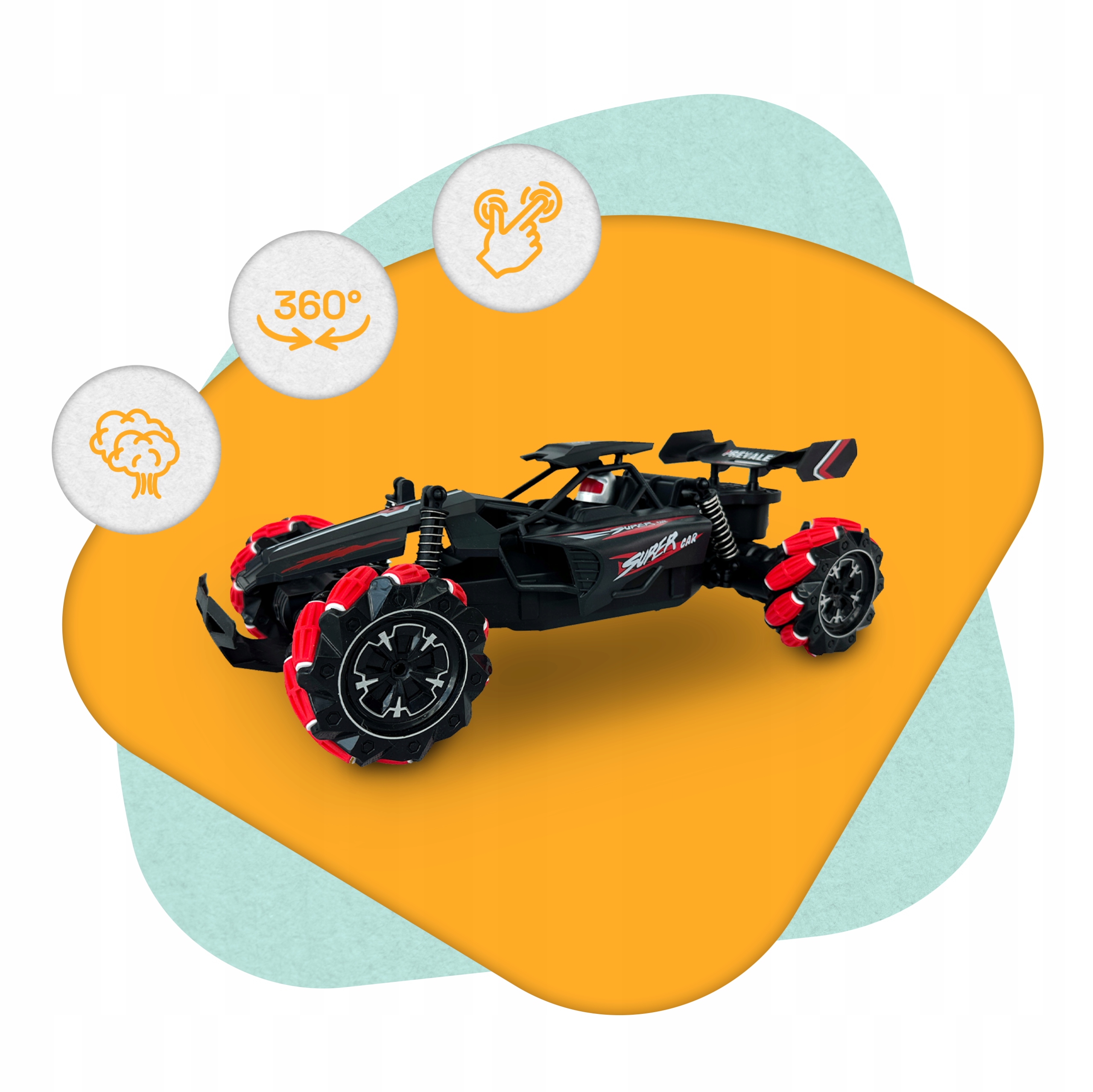 PLAYIO didelis 46 cm nuotolinio valdymo automobilis