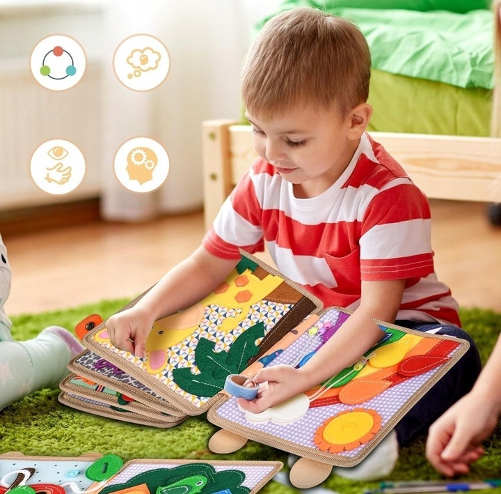 Edukacinis manipuliacinis sensorinis Montessori stalas