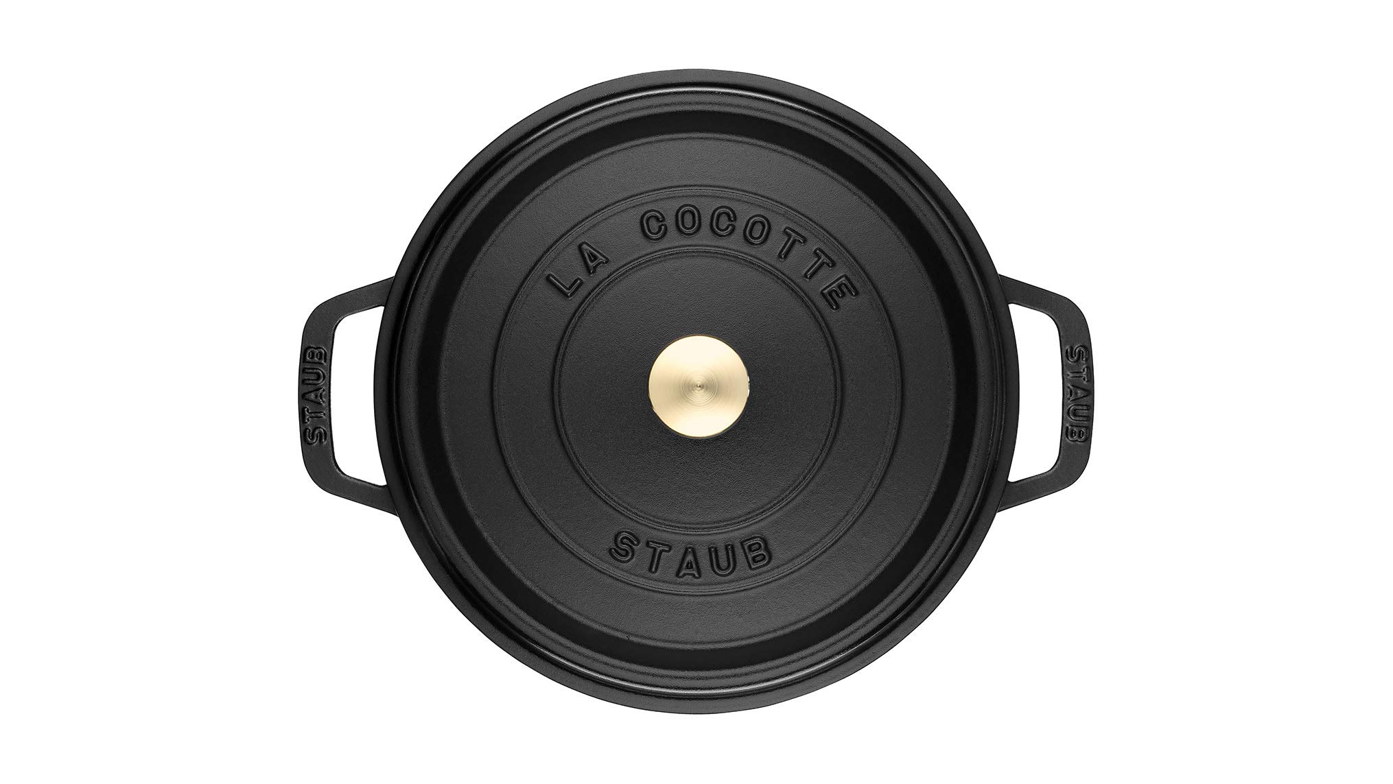 Apvalus ketaus puodas STAUB 40509-485-0 - juodas 1,7 ltr