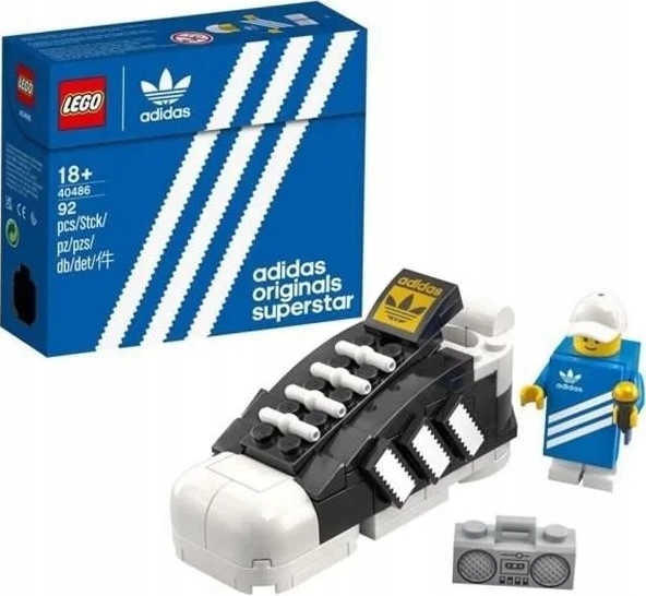 LEGO 40486 ADIDAS ORIGINALS SUPERSTAR bateliai