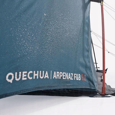 Quechua Arpenaz 5.2 F&B kempingo palapinė -5 asmenims, -2 miegamieji