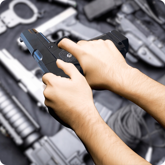 Skleplolki pistolet na kulki 800 szt. metalowy