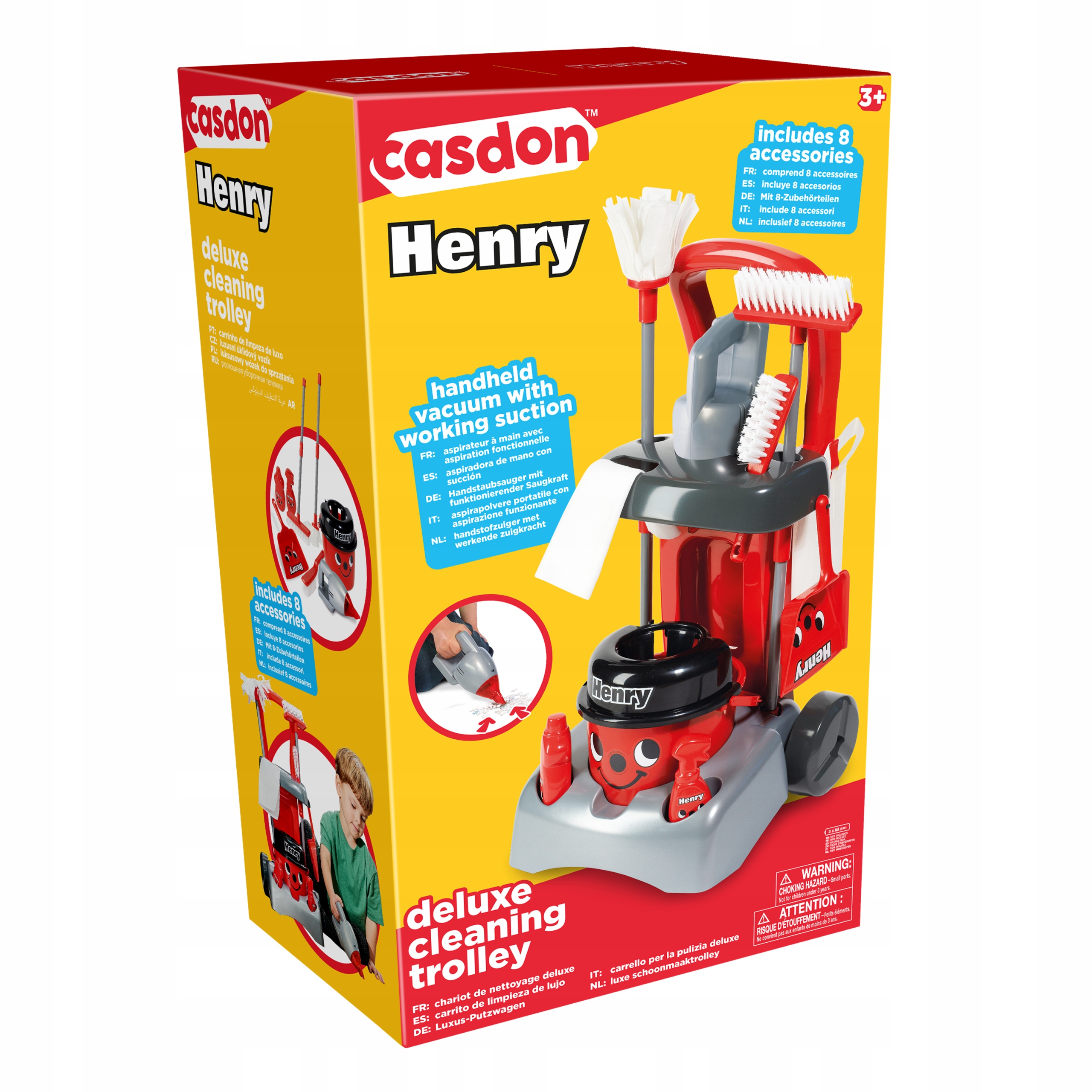 CLEANING CARRY DIDELIS RINKINYS HENRY DULKIŲ VALYTUVAS MOP BACKET CASDON 52 CM