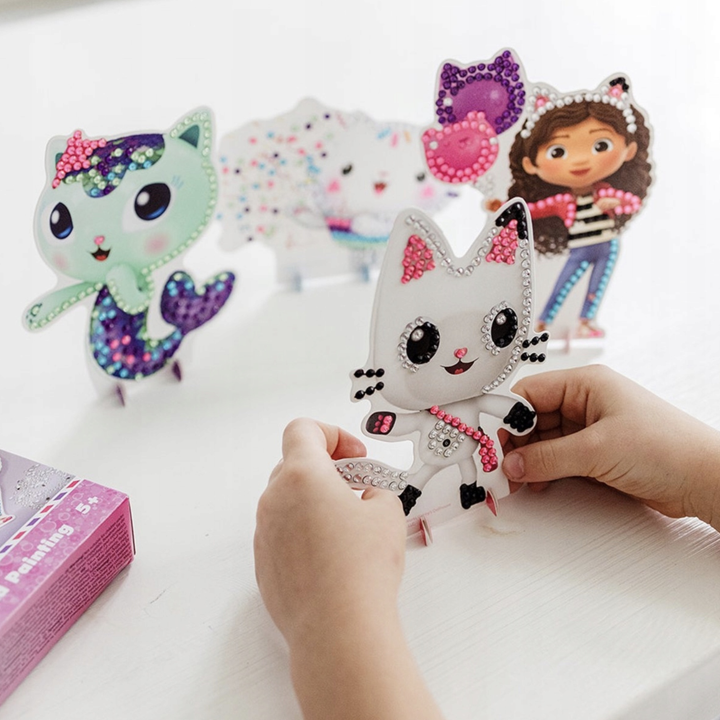 Totum Cat House Gabi 3in1 kūrybinis rinkinys mozaikinėms apyrankėms gaminti