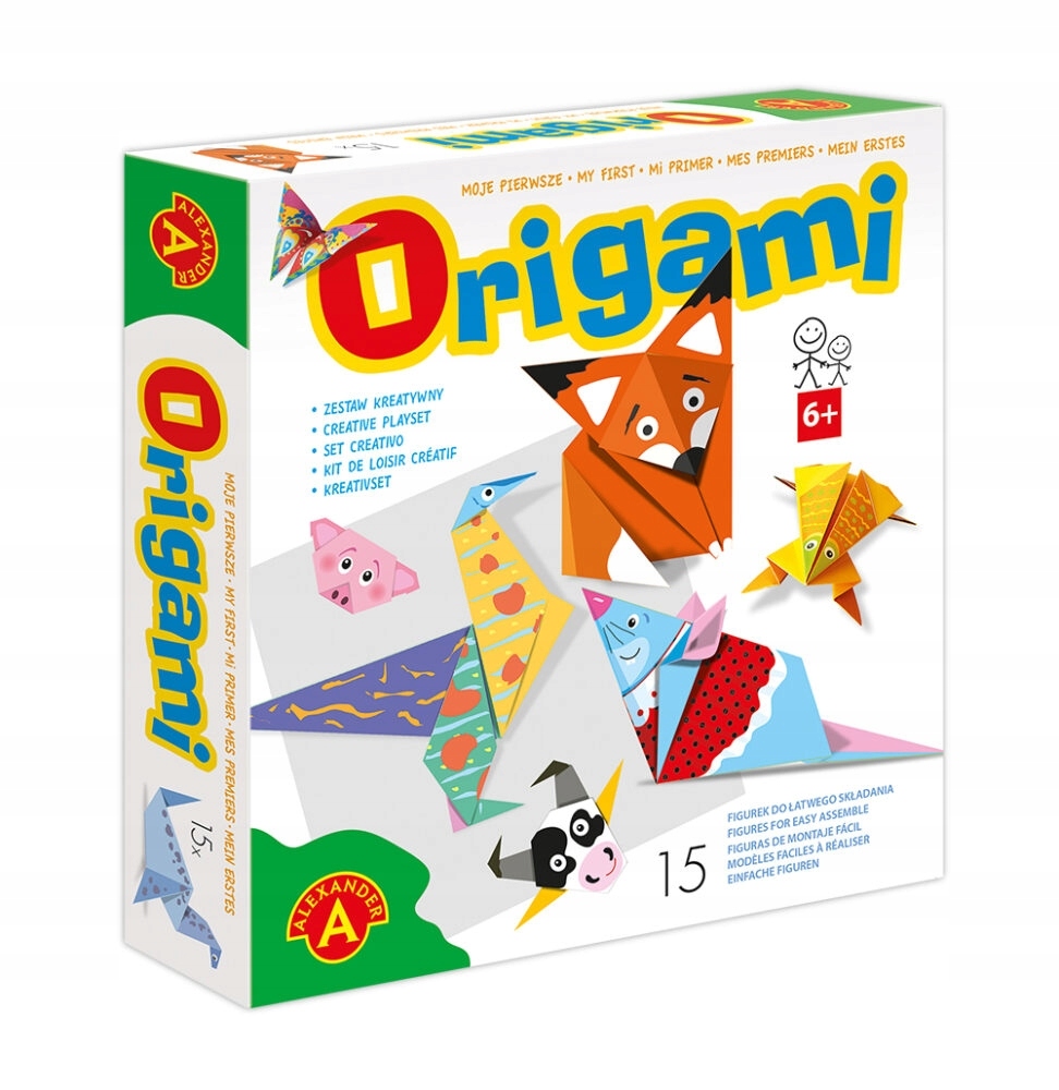 Alexander pirmi origami – lapė iš popieriaus