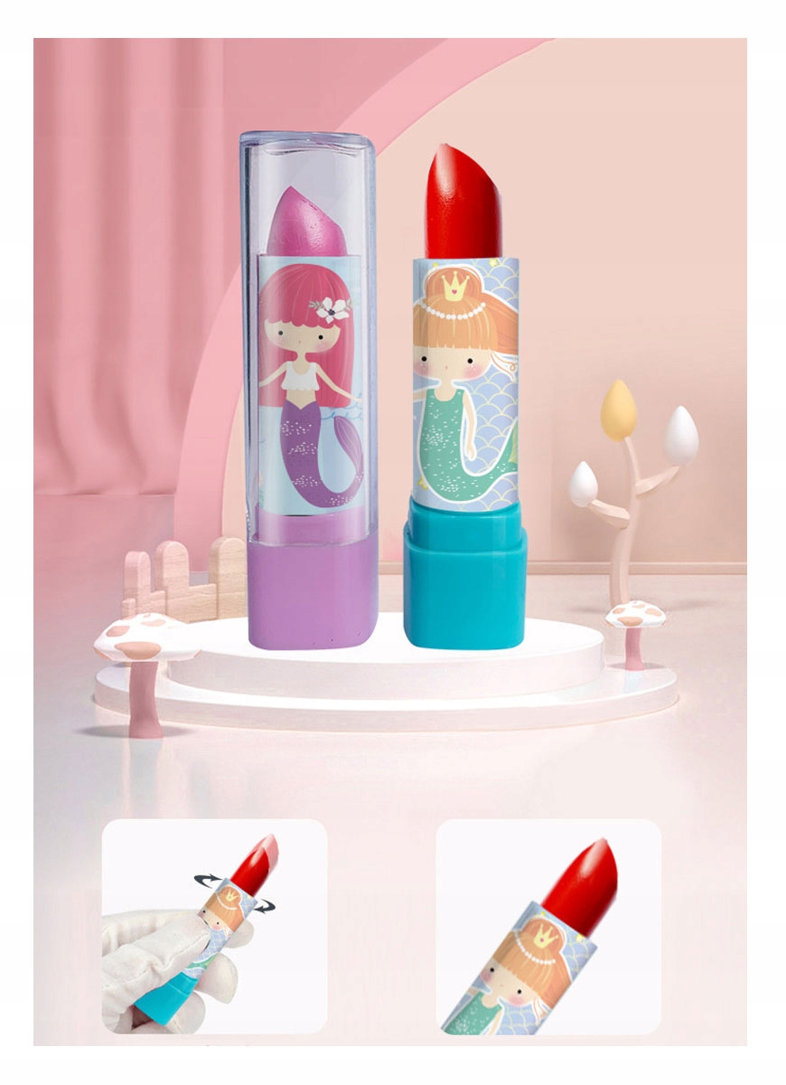 click4TOYS makiažo rinkinys sirenosilė kuprinėlė