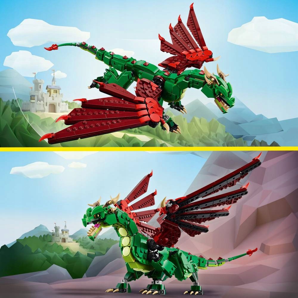 LEGO Creator viduramžių drakono komplektas 31161