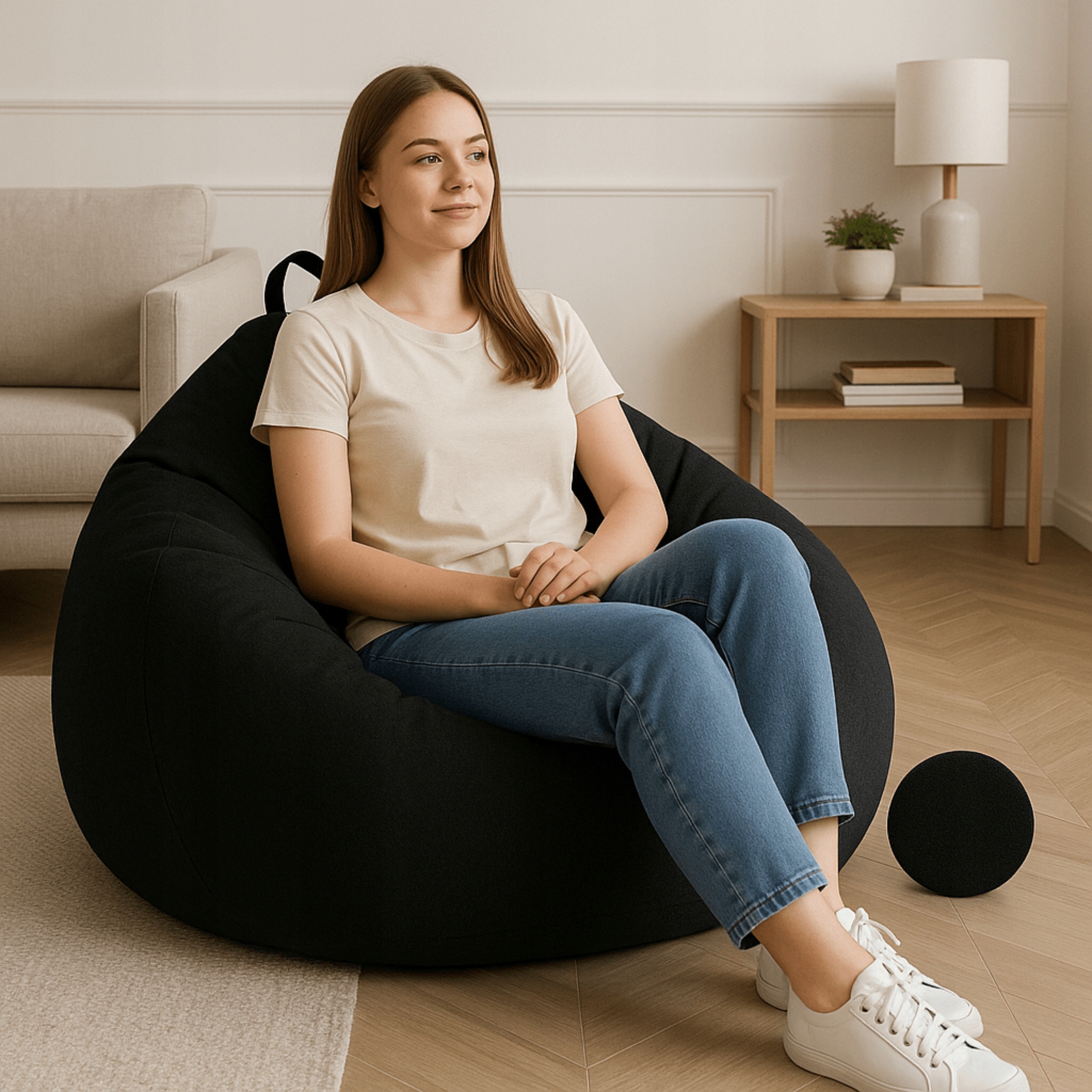 Sako Bag Puffe Seat Fotelis 250 L AD.CON EKO Black