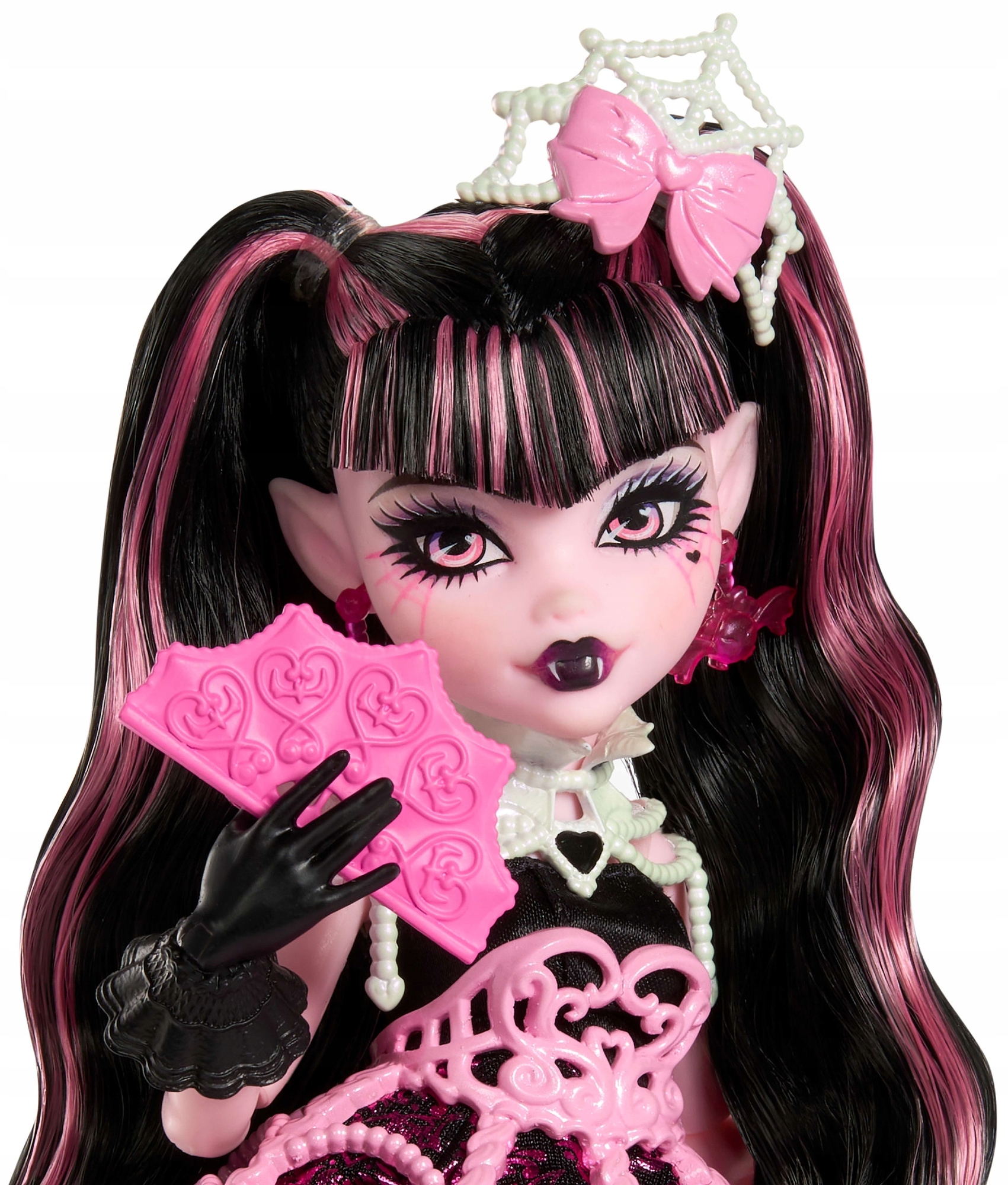 Monster High Draculaura balas lėlė 27 cm