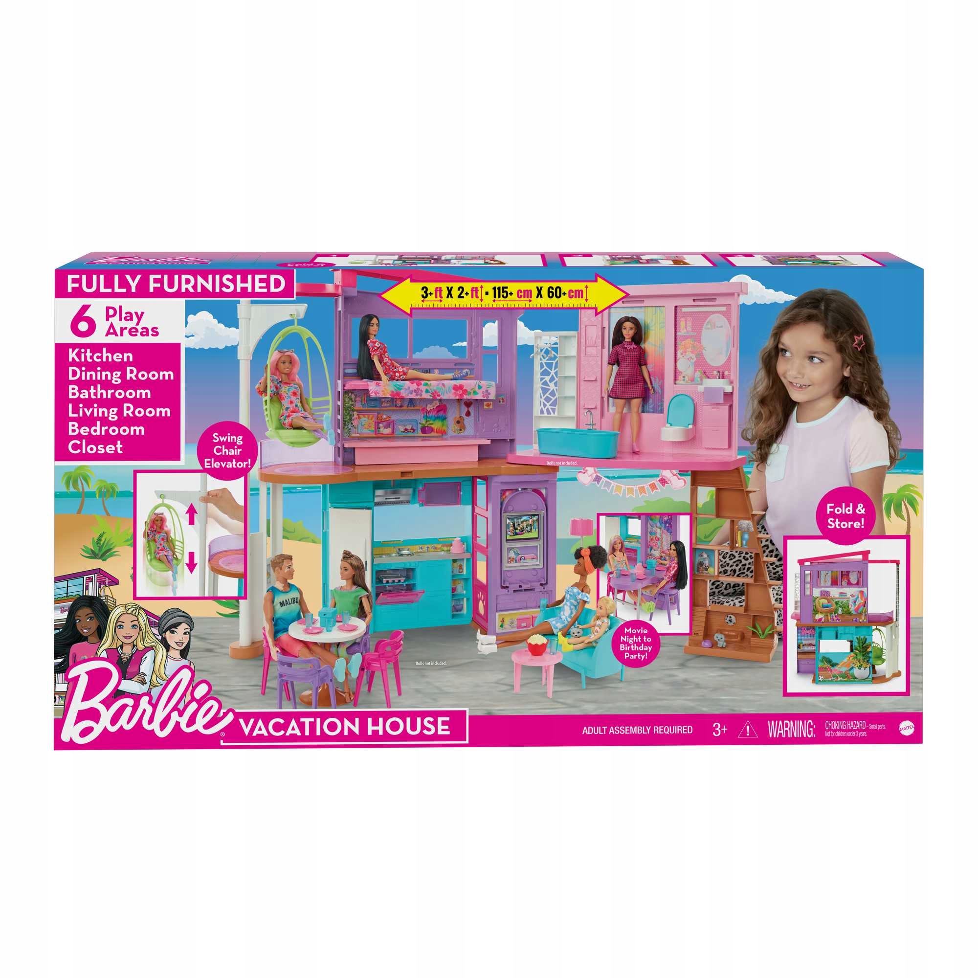 Barbie atostogų lėlių namas HCD50