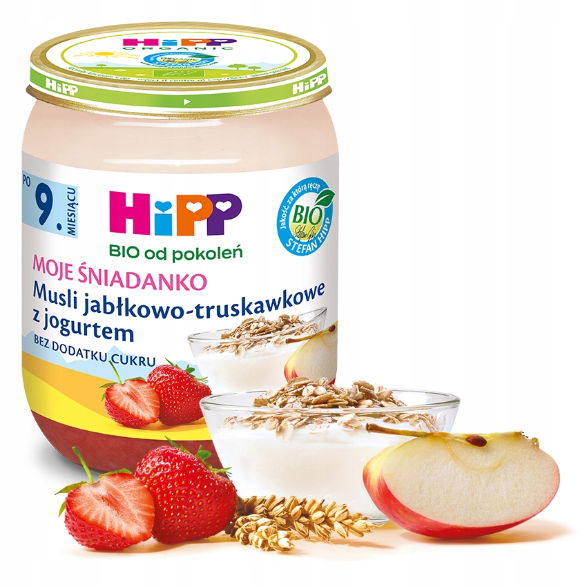 Hipp BIO grūdėta pusryčių kašė 160g nuo 9 mėnesio