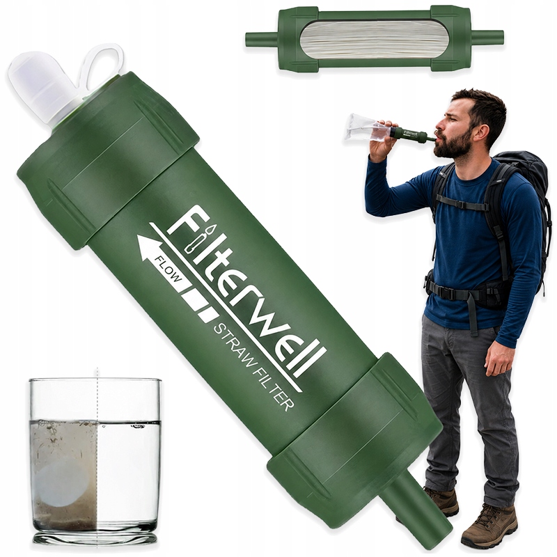 BUSHCRAFT SURVIVAL ŠAUDŲ VANDENS VALYMO FILTRAS