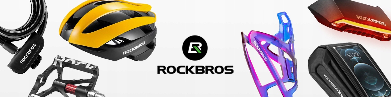 Rockbros SP216BK fotochrominiai UV400 dviračių akiniai - juodi ir raudoni