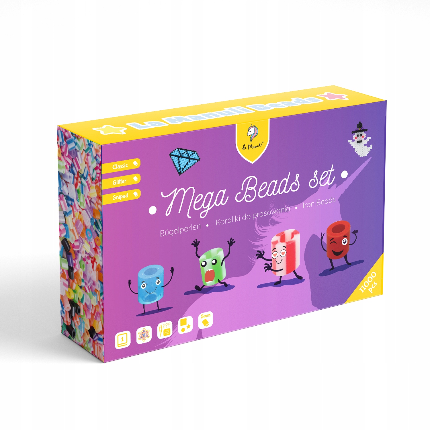 La Manuli karoliai su šildo nustatymu Mega rinkinys [LA.57]