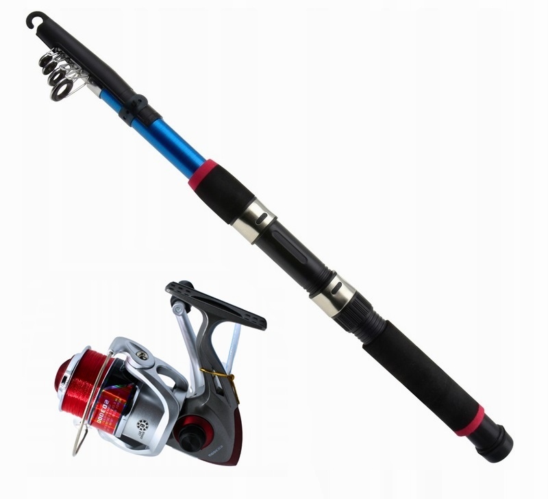 ŽVEJYBOS RINKINYS PATRIOT TELESKOPINIS MEŠKELĖ 210cm + RITE SD3000 + valas