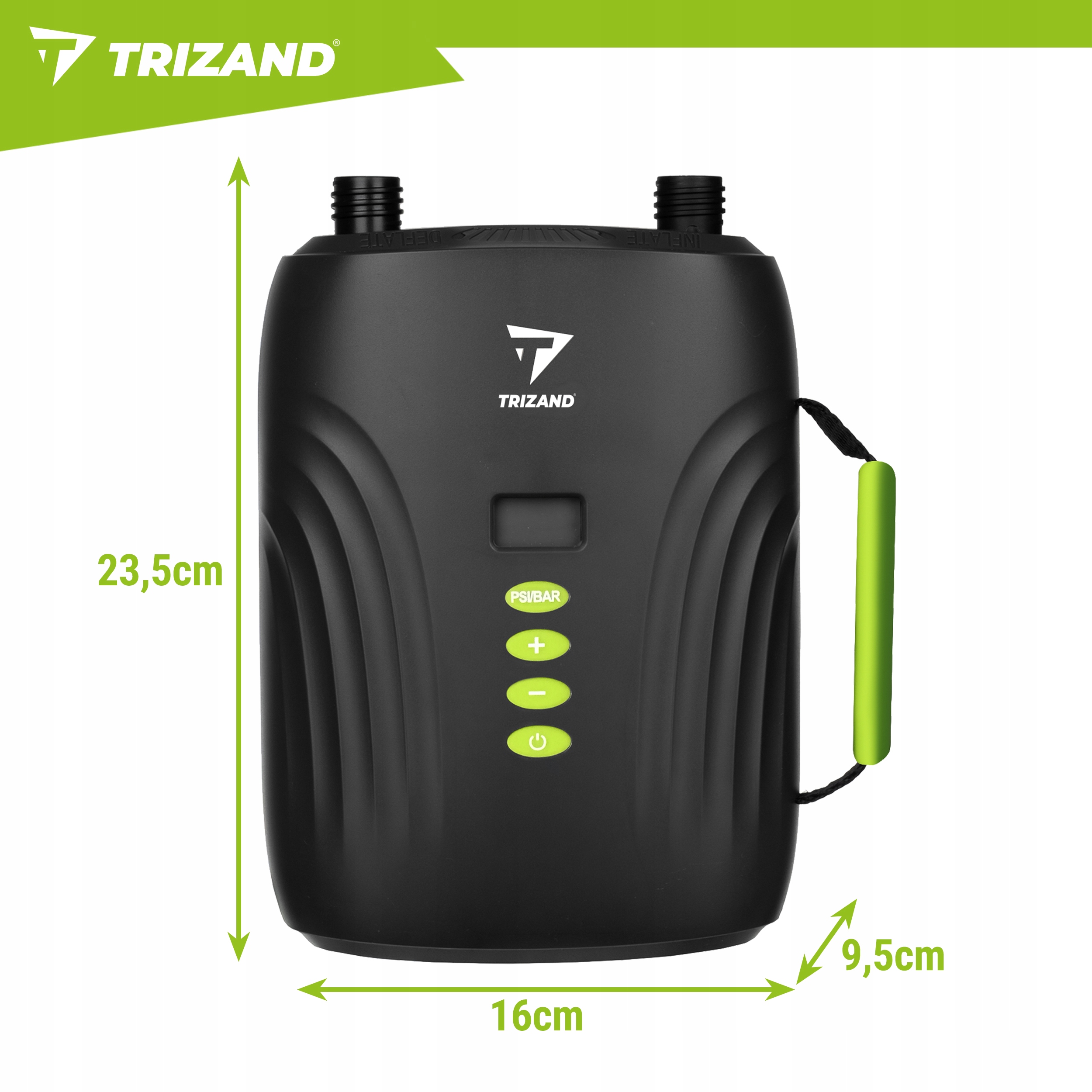 Trizand elektrinė pompa SUP deškai su keičiamais antgaliais