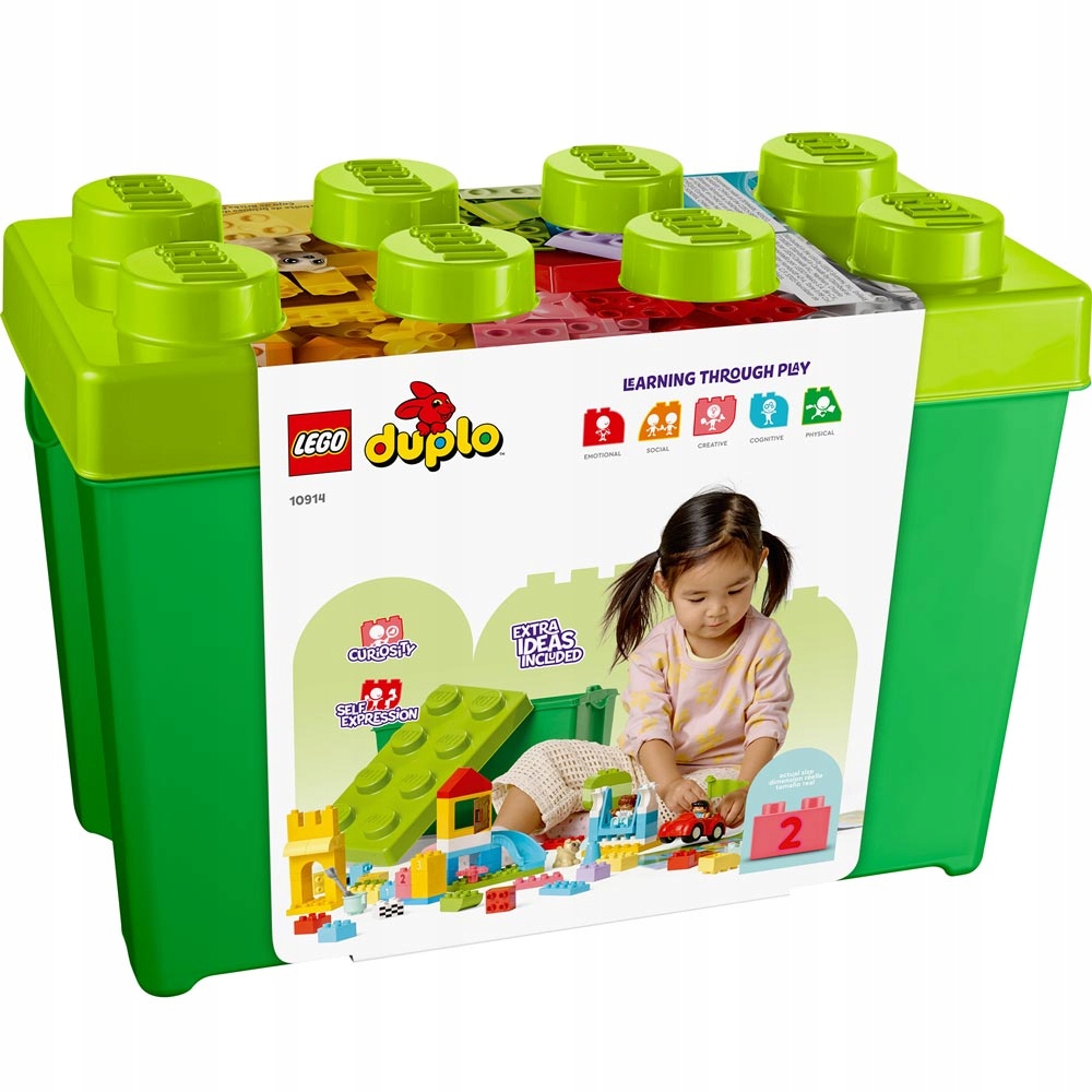 Lego Duplo deluxe lego klockai su dėžute 10914