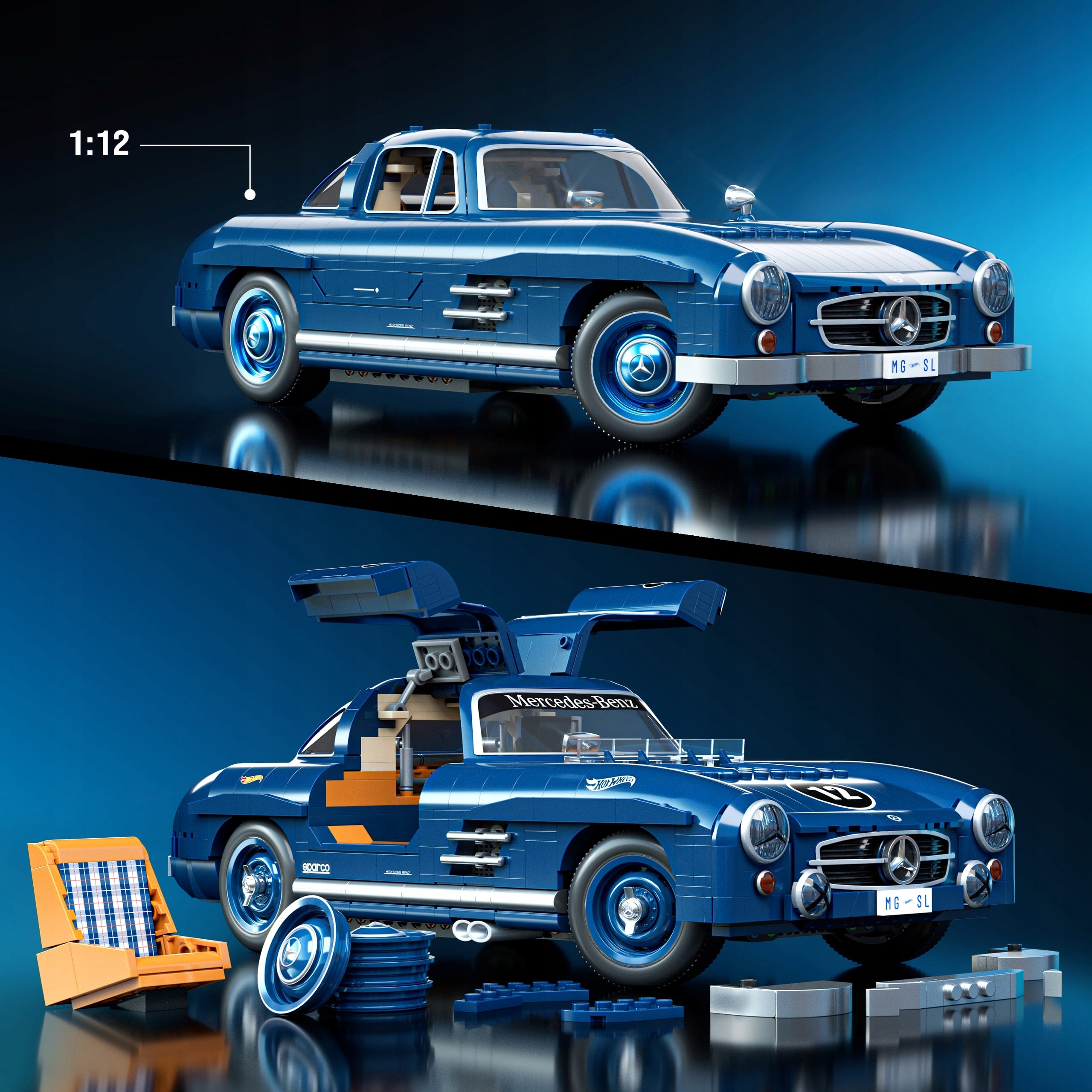Mattel Hot Wheels Mercedes-Benz 300 SL HWW25