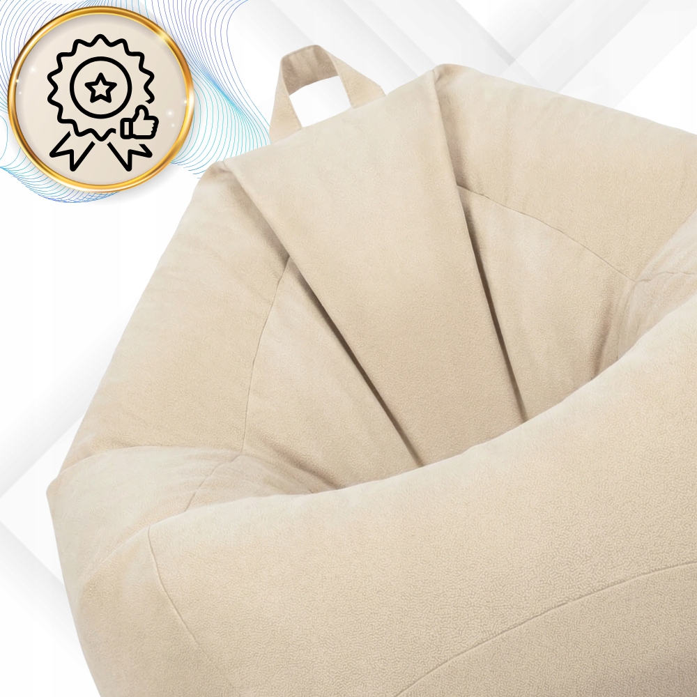 PUFA BAG XXL VELUR 120 CM BEIGE