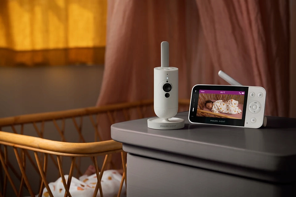 PHILIPS AVENT ELECTRONIC NANNY VIDEO FULL HD EKRANO + LOPŠINIŲ APP