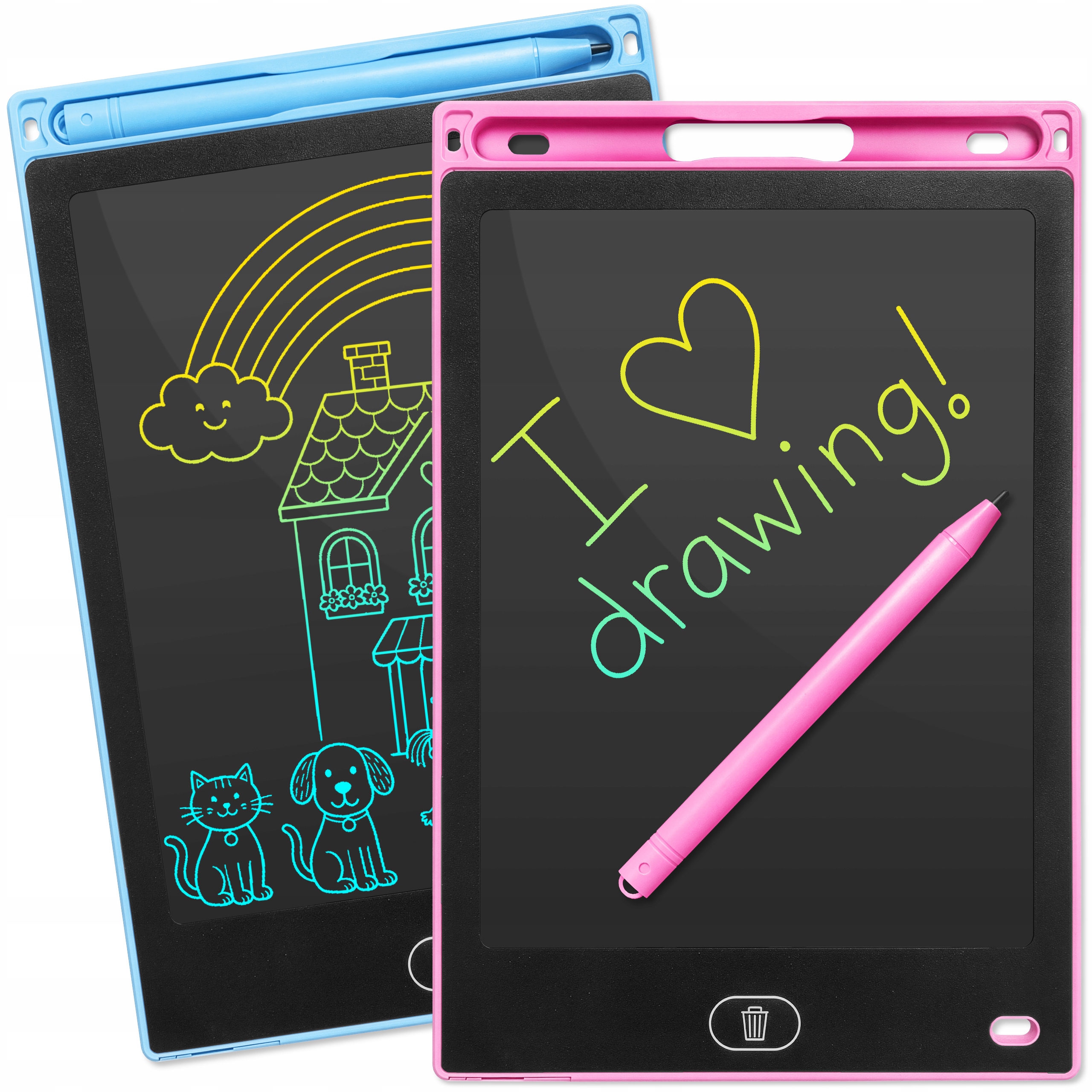 KRUMAD Tablet do rysowania 8" znikopis zestaw 2 szt