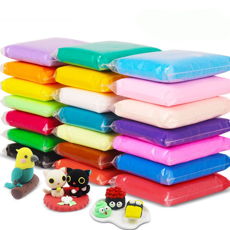 Plastilinas Plastilino rinkinys iš 12 spalvų Minkštas modeliuojamasis molis