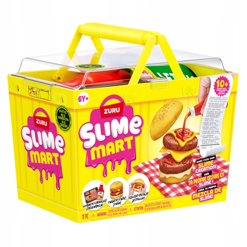 ZURU slime mart S1 burger masa plastyczna DIY