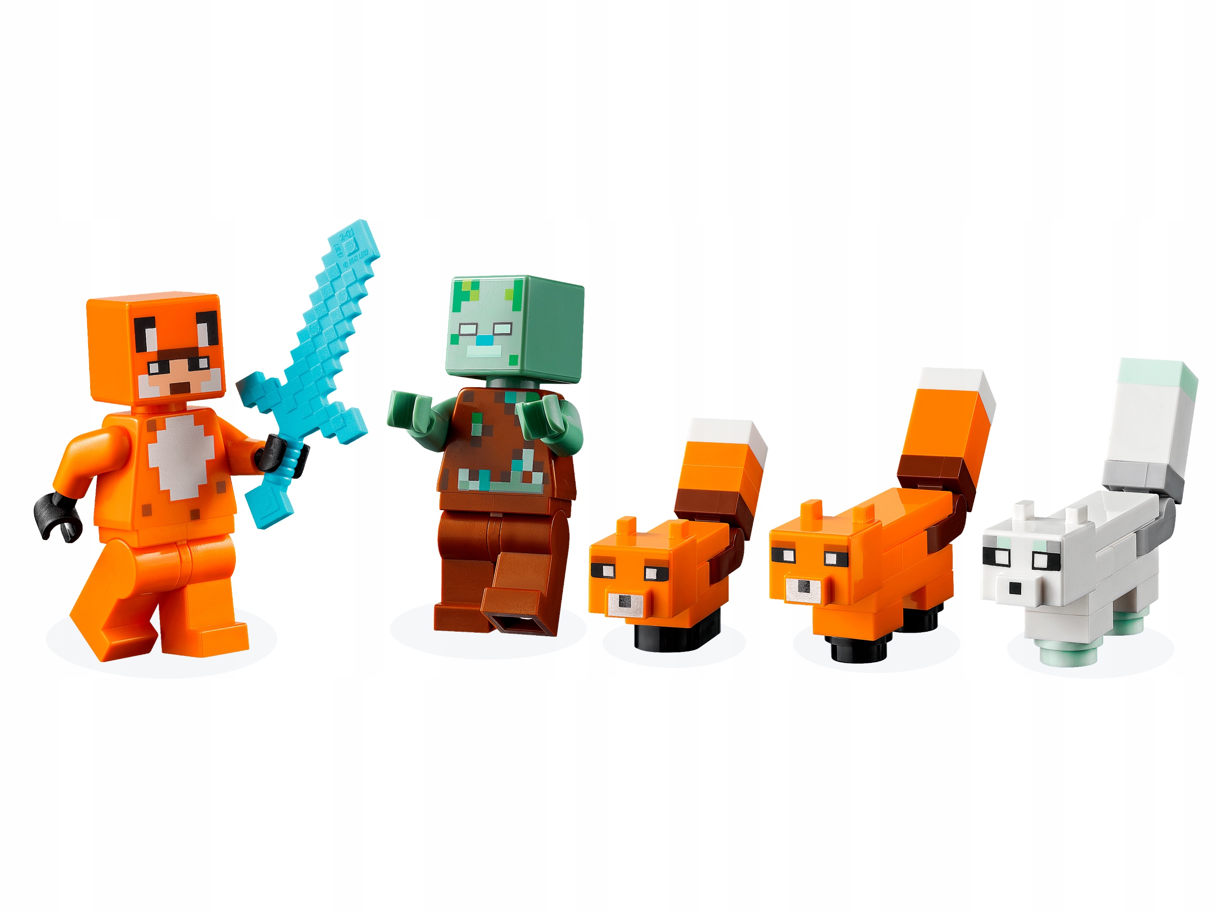 Lego Minecraft lapės buveinė 21178
