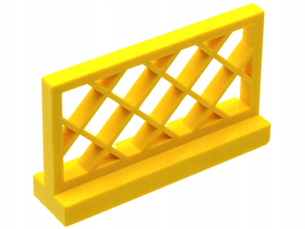 LEGO 3185 geltona tvora 1x4x2 barjeras 318521 2vnt