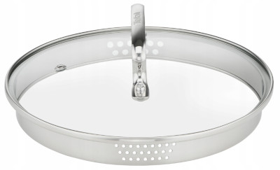 Puodas su dangčiu, aukštas TEFAL Duetto 22cm, indukcinis