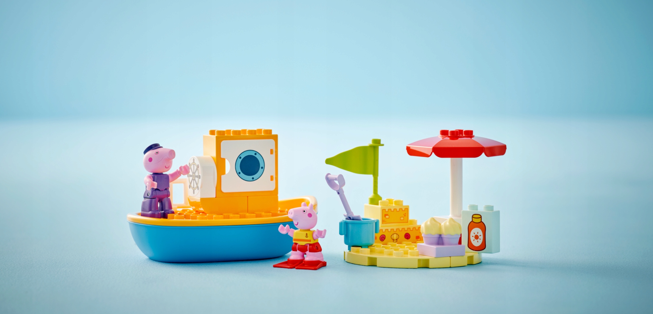 LEGO DUPLO Peppa ir kelionė laivu 10432