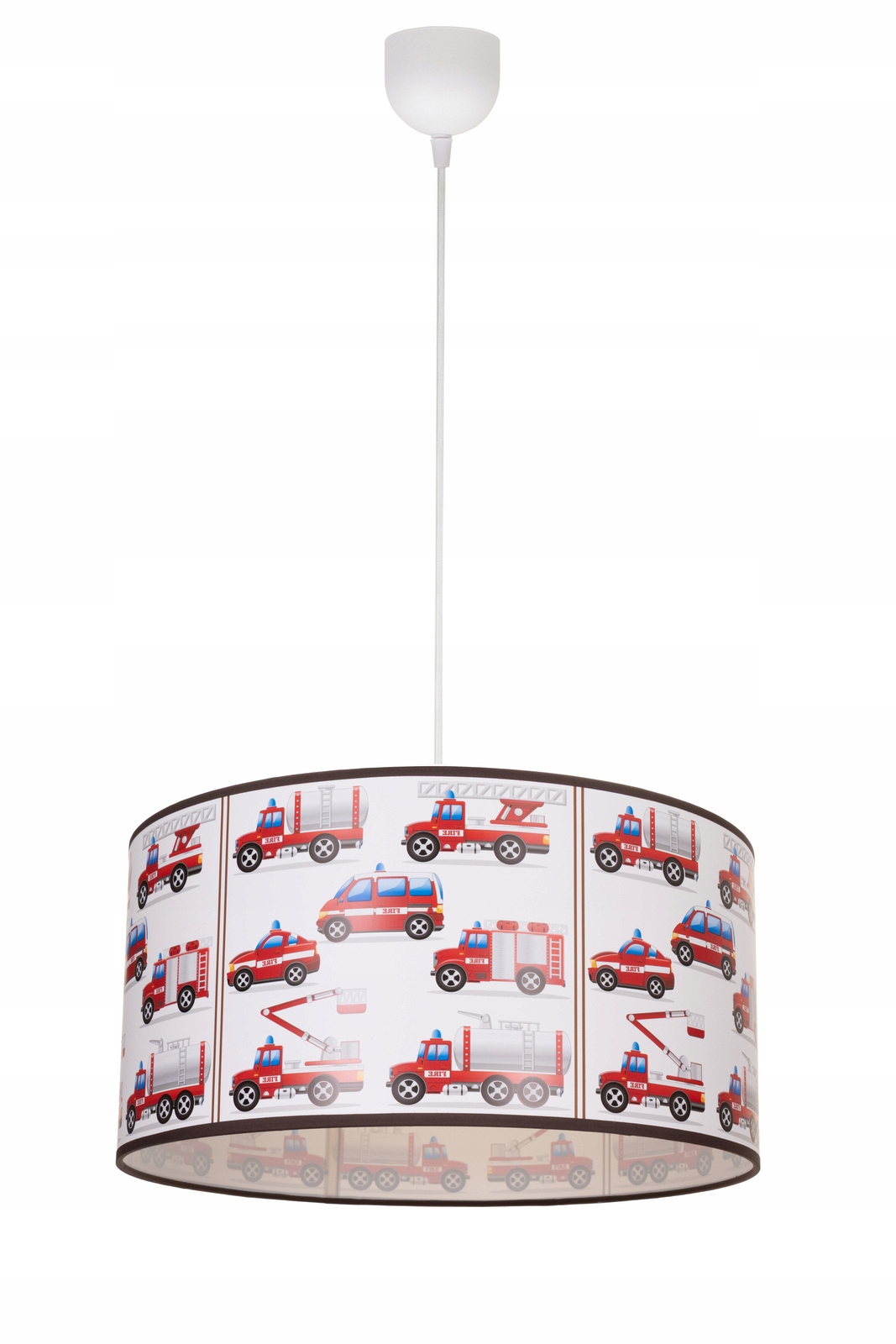HEXE KIDS vaikiška pakabinama lempa FIRE BRITAIN 1 x 60W E27 balta H0969