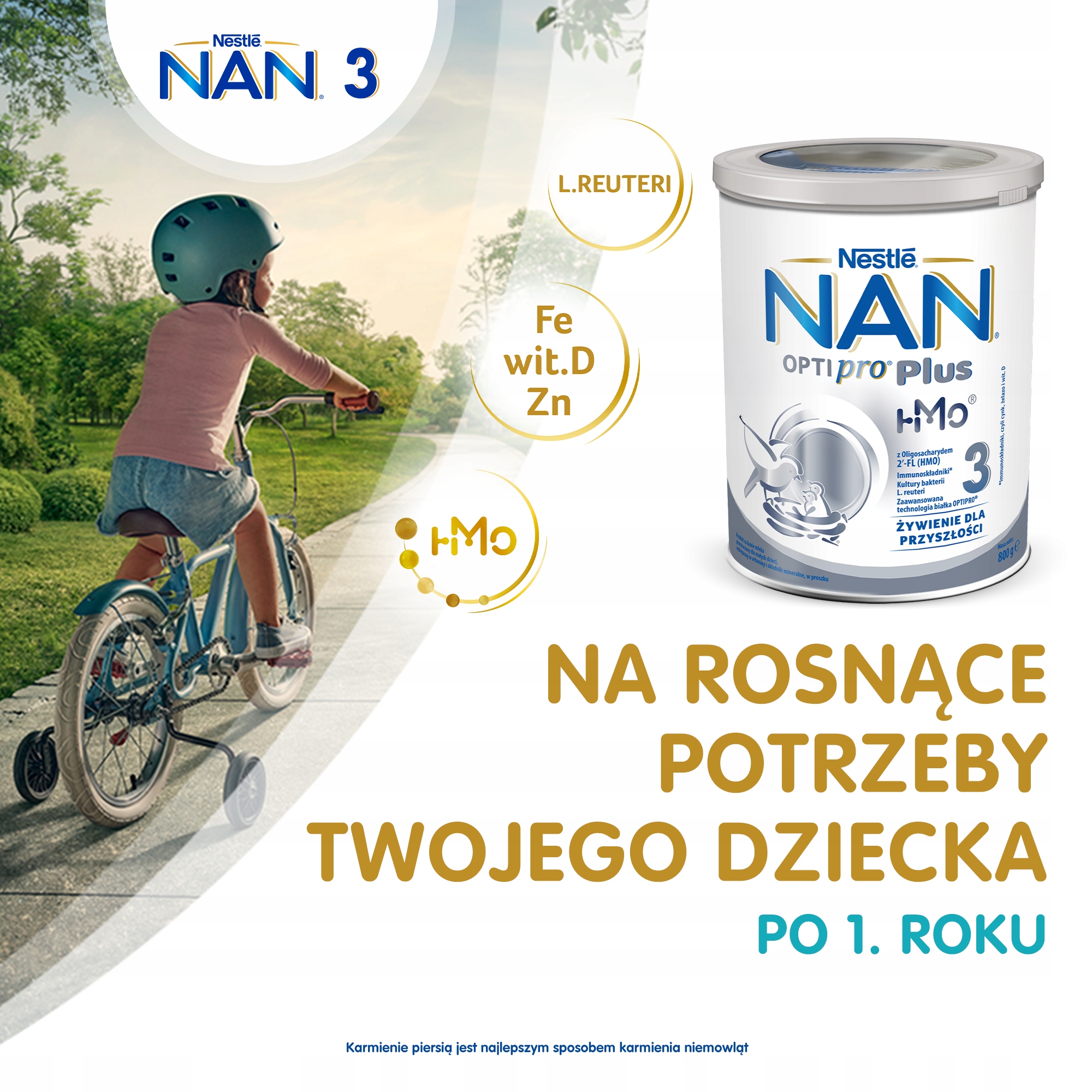 Nestlé NAN Optipro Plus 3 HMO 800g