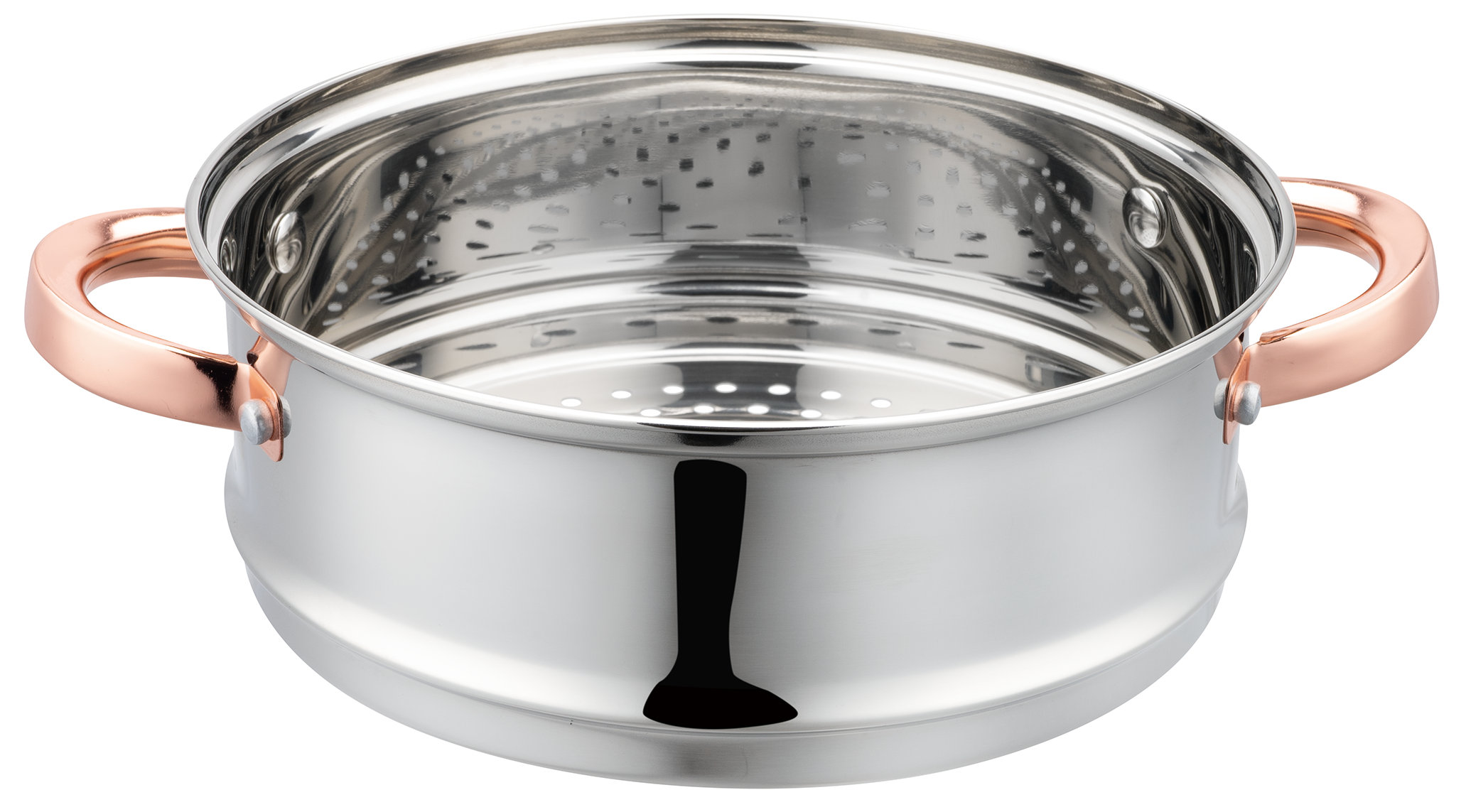 STEAMER POT 22cm indukcinis nerūdijančio plieno puodas 4L