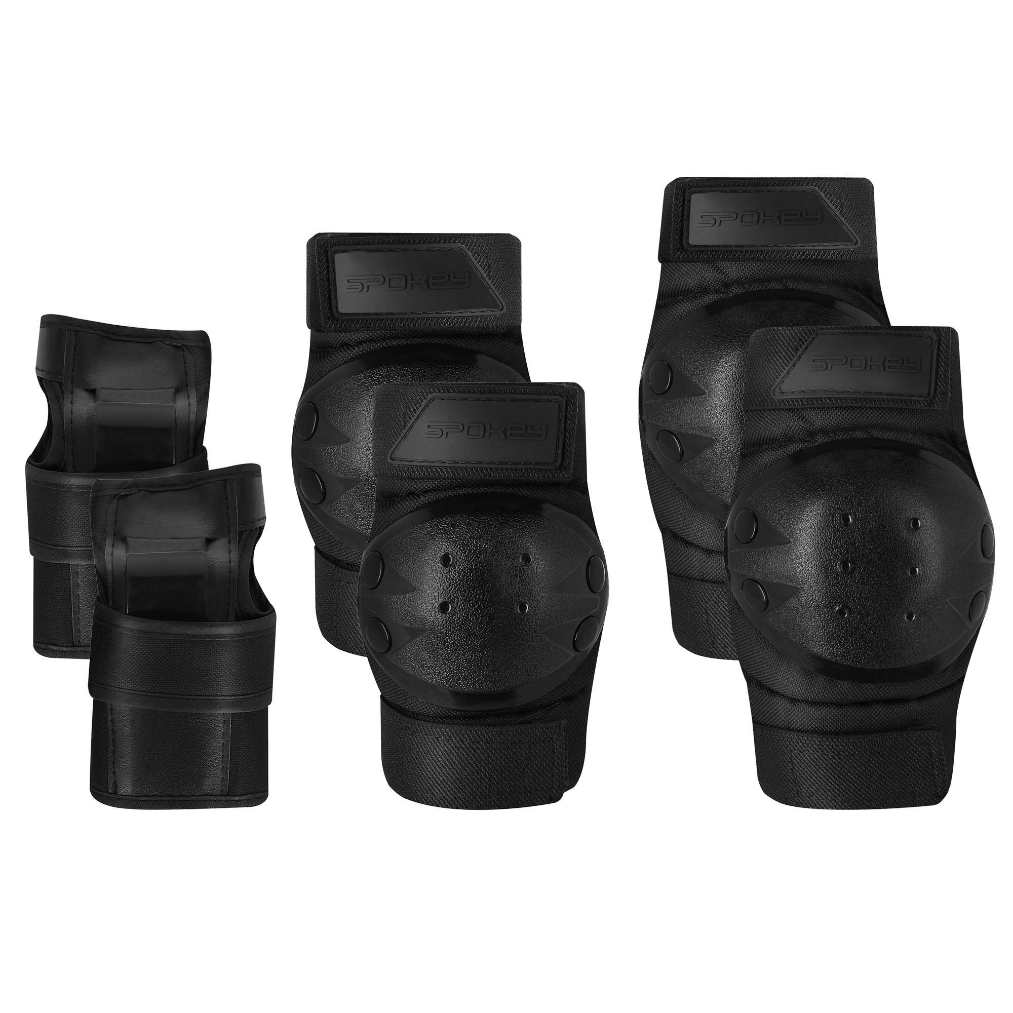 Riedučių, paspirtukų ir riedlenčių apsaugos, Spokey SHIELD PRO rinkinys, dydis S