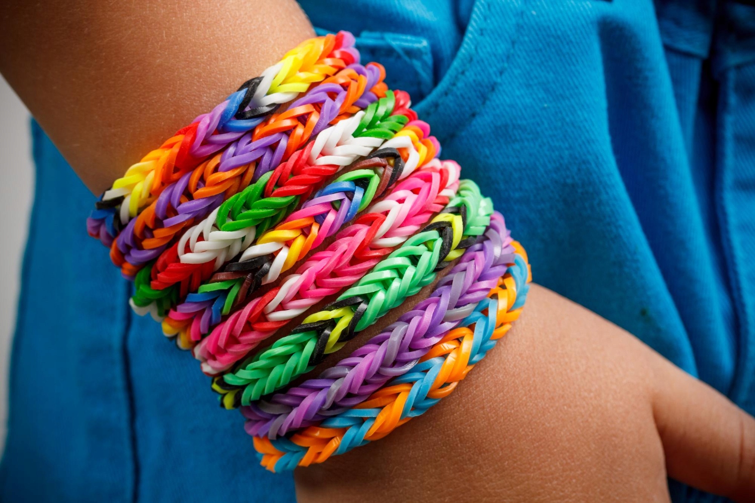 RAINBOW LOOM BANDS, stebuklingos guminės juostos karoliukų pynimui MEGA SET 5057