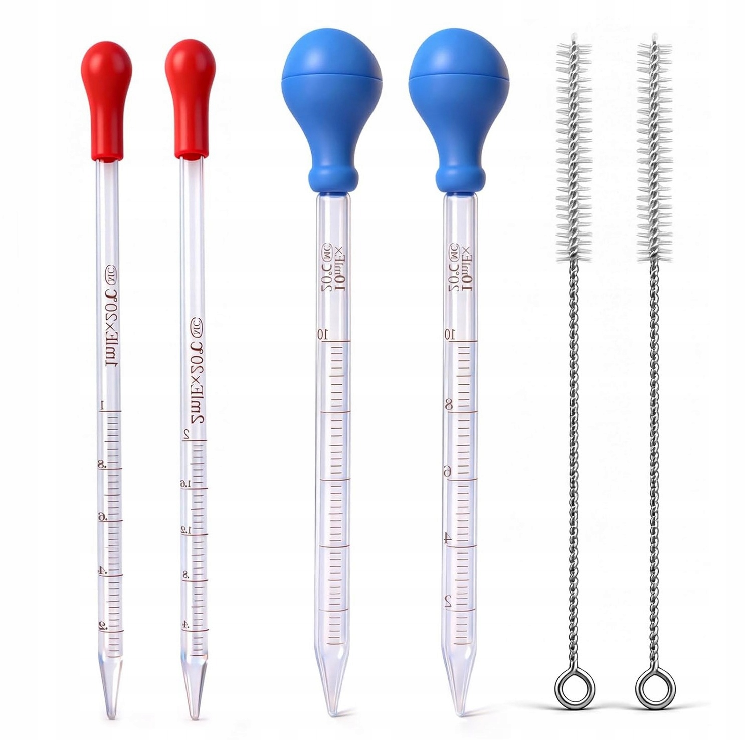 Stiklinės pipetės 1ml 2ml 5ml 10ml su laboratorinėmis svarstyklėmis