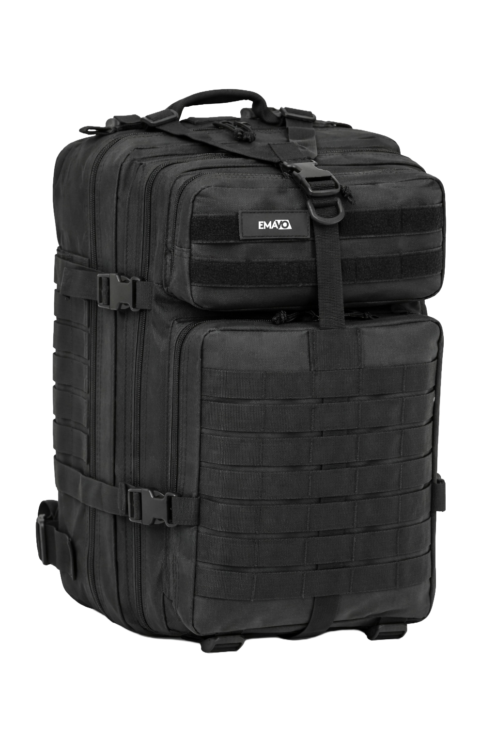 Karinė taktinė išgyvenimo turistinė kuprinė 15,6" 40L karinė juoda
