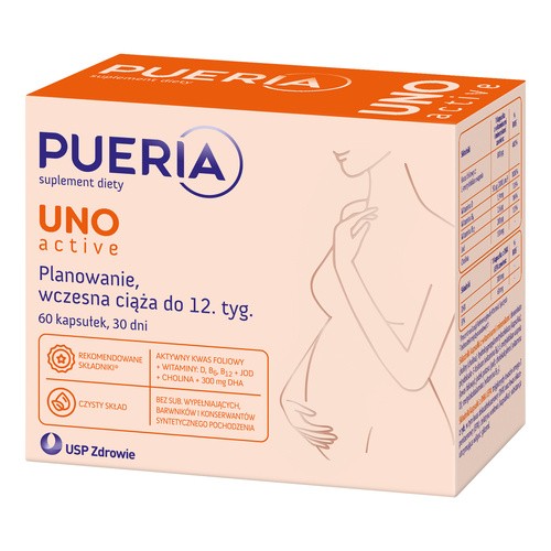 Pueria Uno Active, kapsulės, 60 vnt.