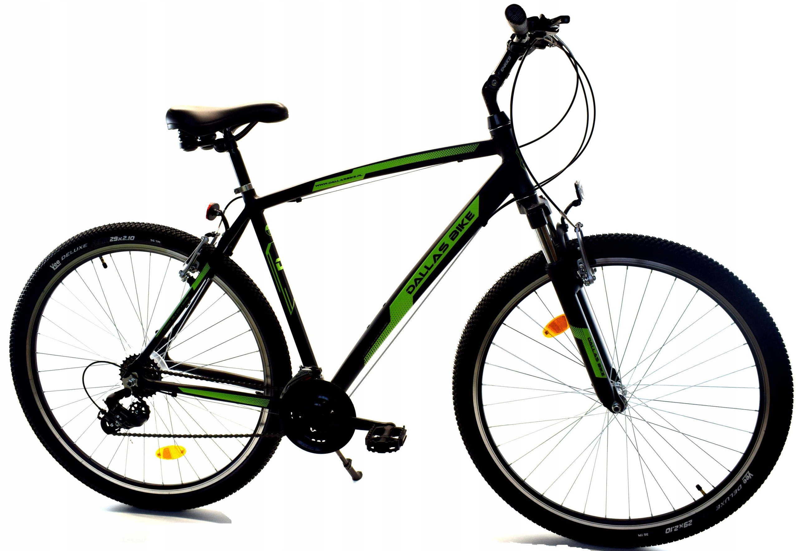 Kalnų dviračio 29" aliuminio DALLAS Shimano reguliuojamas amortizatorius