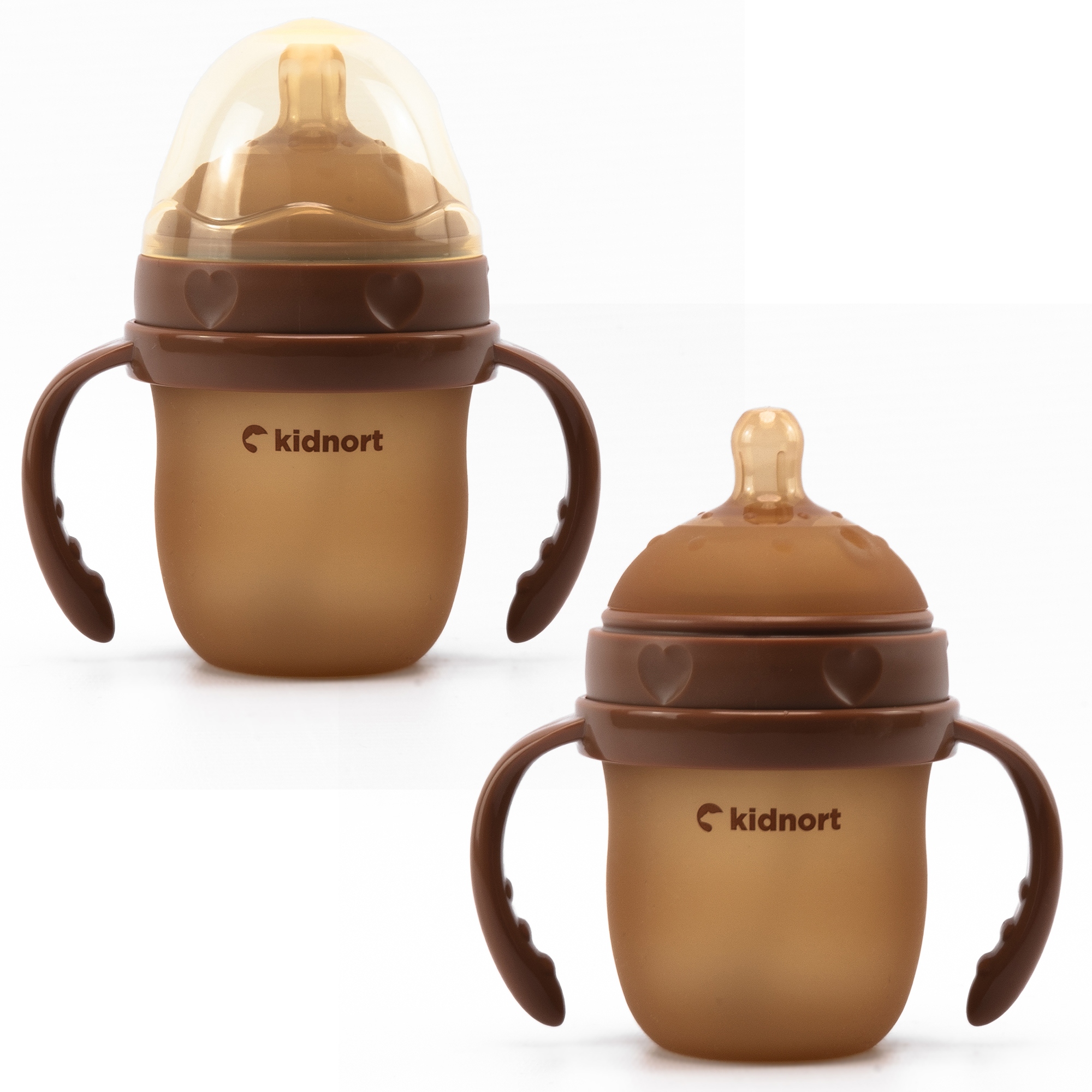 Eple Anti-Colic silikoninis buteliukas 150ml Brown 0-3M BE BPA