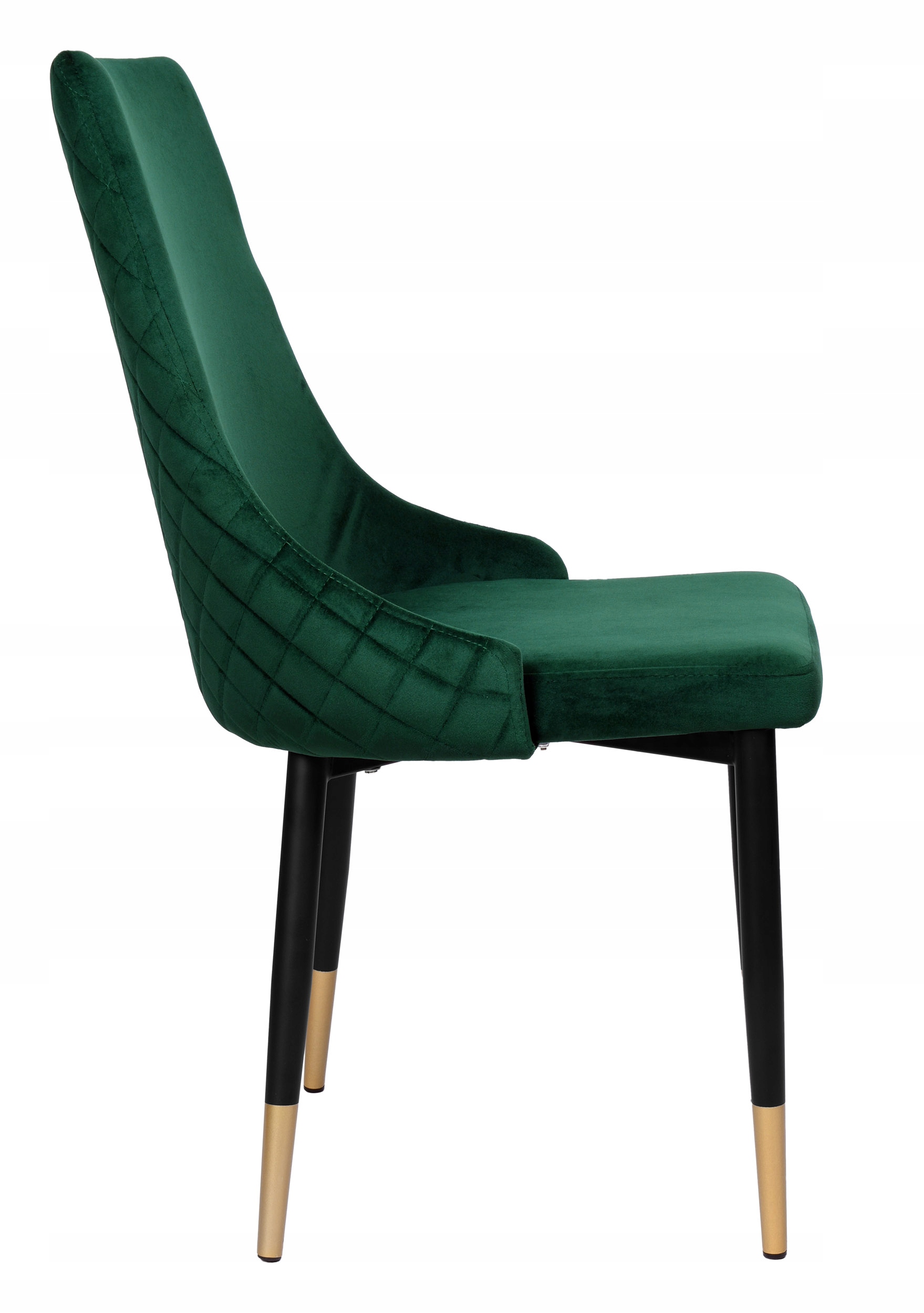 Moderni minkšta Velvet Velvet Loft kėdė su aukšta nugara