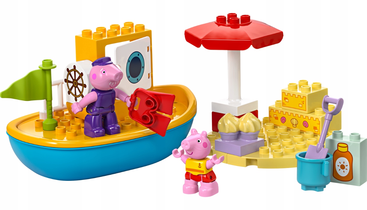 LEGO DUPLO Peppa ir kelionė laivu 10432