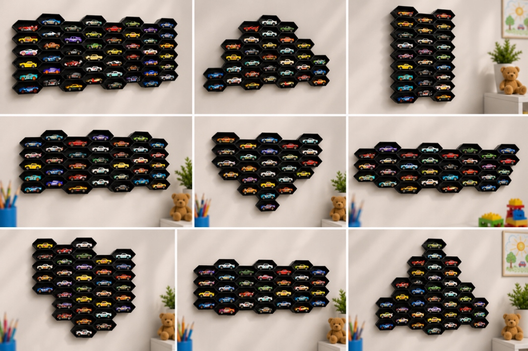Modulinis organizeris resorakams 1:64 Hot Wheels