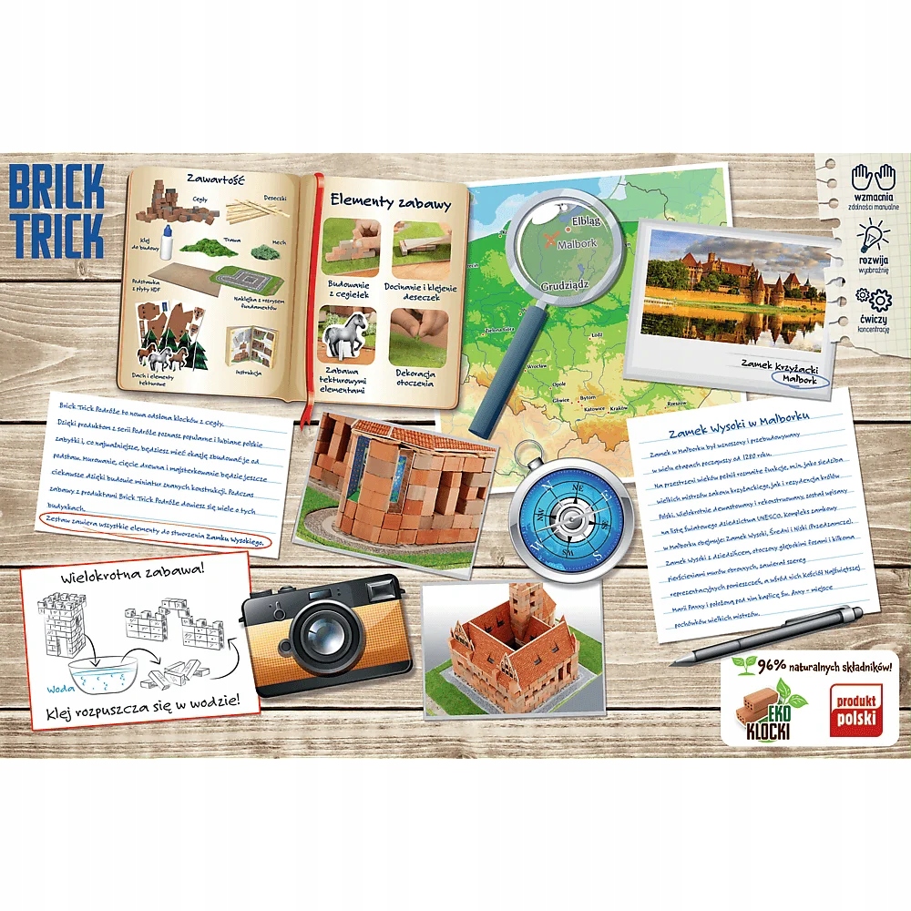 Trefl Brick Trick Travel – Malborkas