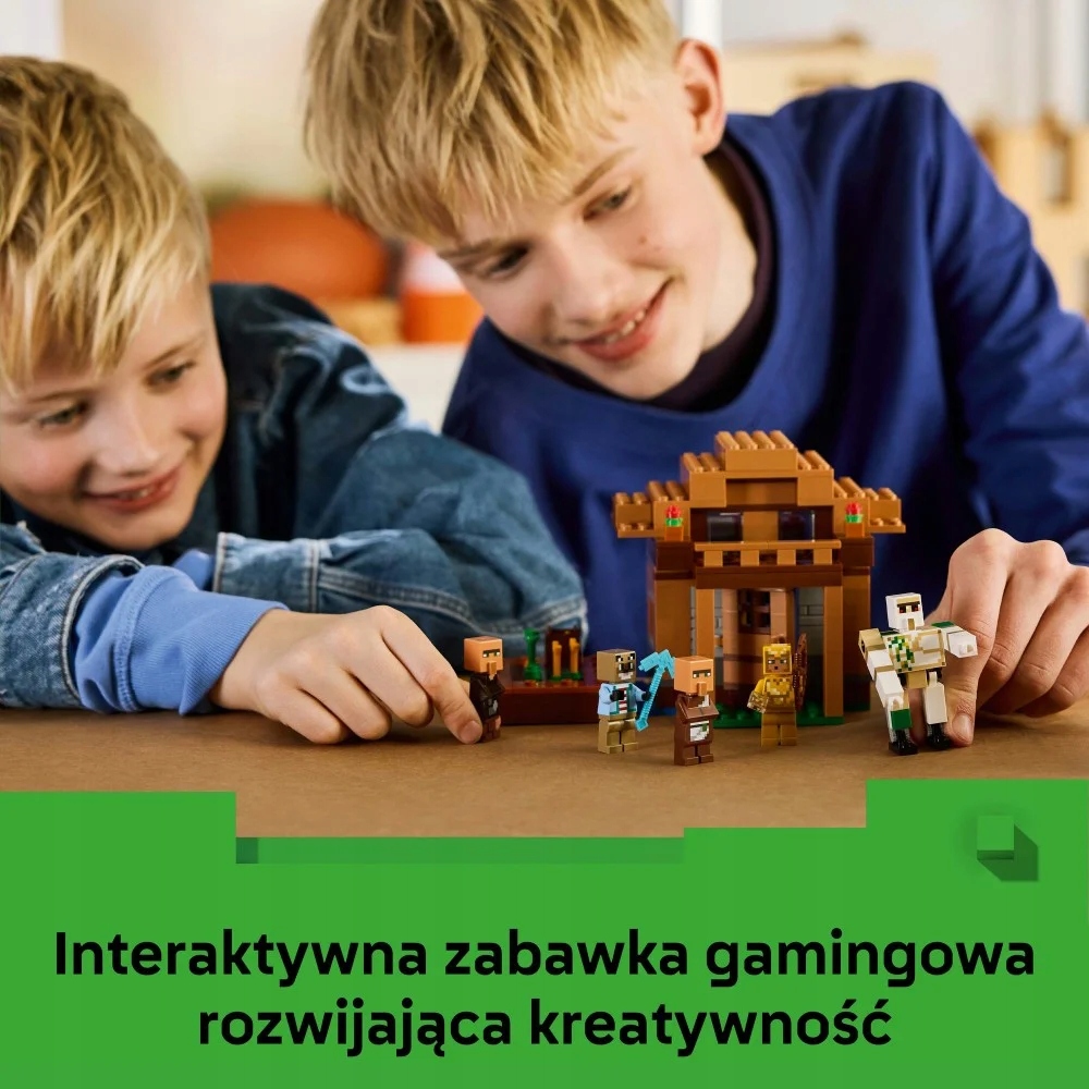 LEGO Minecraft 21596 šaukstytojų ataka