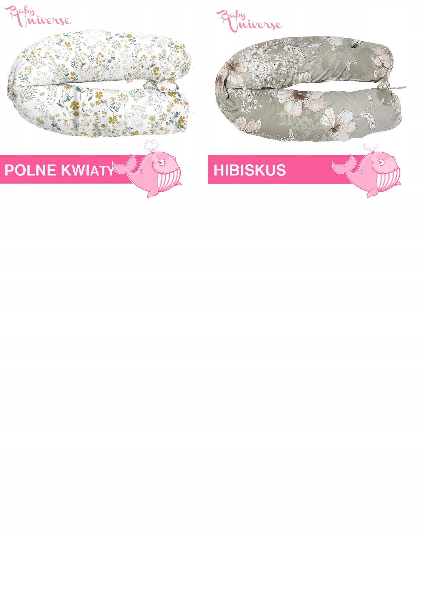 BabyUniverse rogiaus forma nėštumo ir žindymo pagalvė